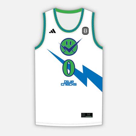 Blue Checks adidas Jersey