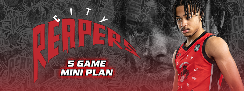 Cheer on the City Reapers all season long with a Mini Plan! 5 great games at a discounted rate!