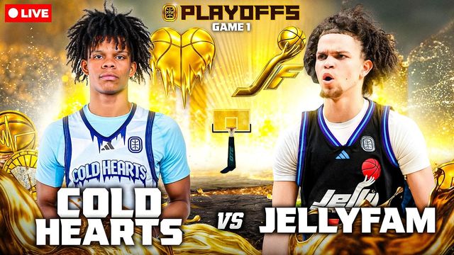 COLD HEARTS FIRST PLAYOFF GAME!! Vs Jelly Fam LIVE!