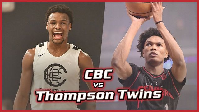 Bronny James & CBC Vs Amen Thompson & City Reapers With AMP 🔥