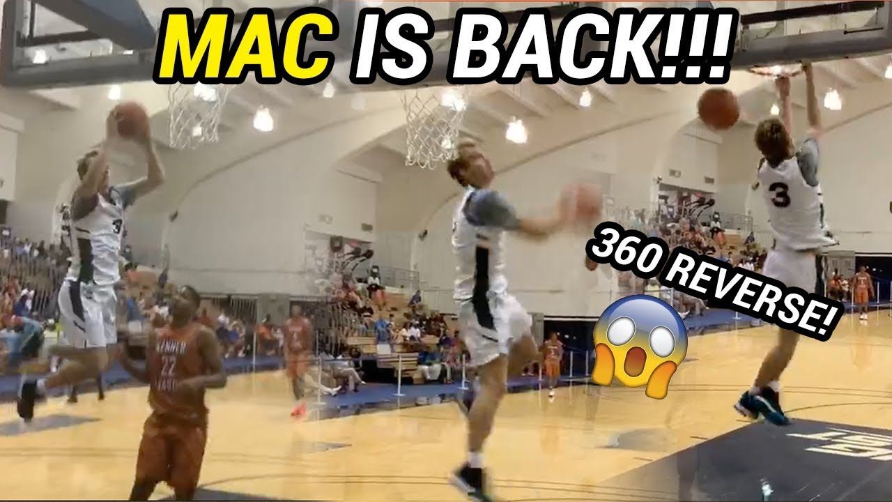 Mac McClung Is BACK! Throws Down INSANE Double Pump Reverse In Summer Pro AM ?