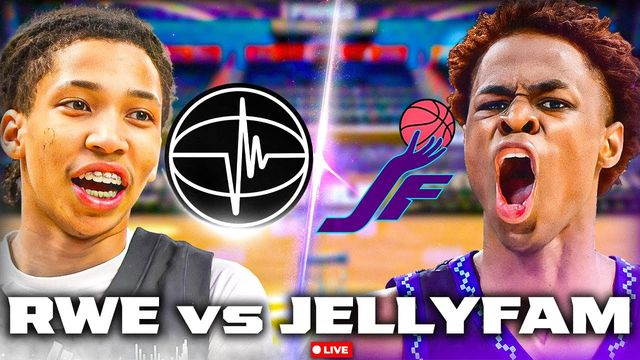 TIE GAME IN 4th QUARTER!! JASPER JOHNSON & RWE VS JELLYFAM LIVE 😱